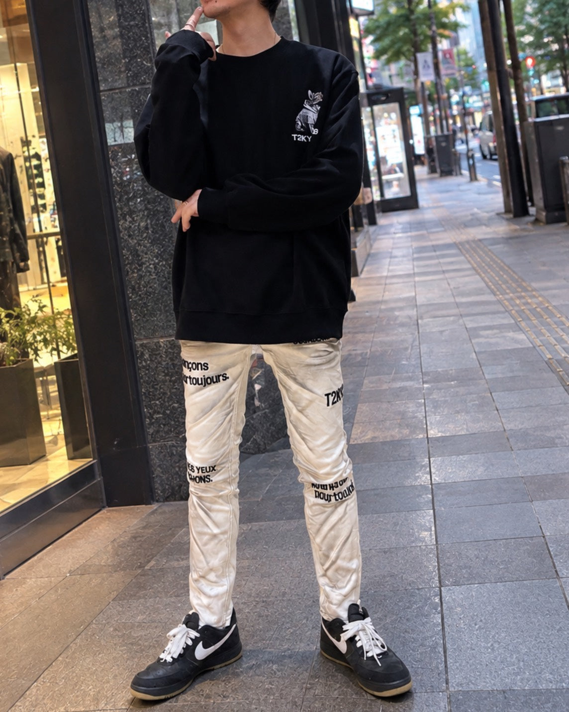 CJDOGプリントスウェット UNISEX