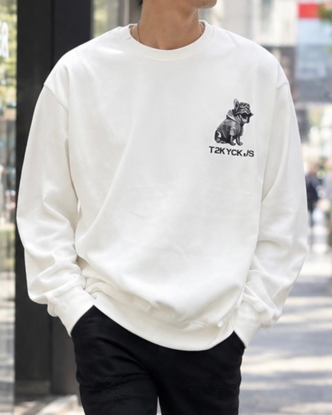 CJDOGプリントスウェット UNISEX
