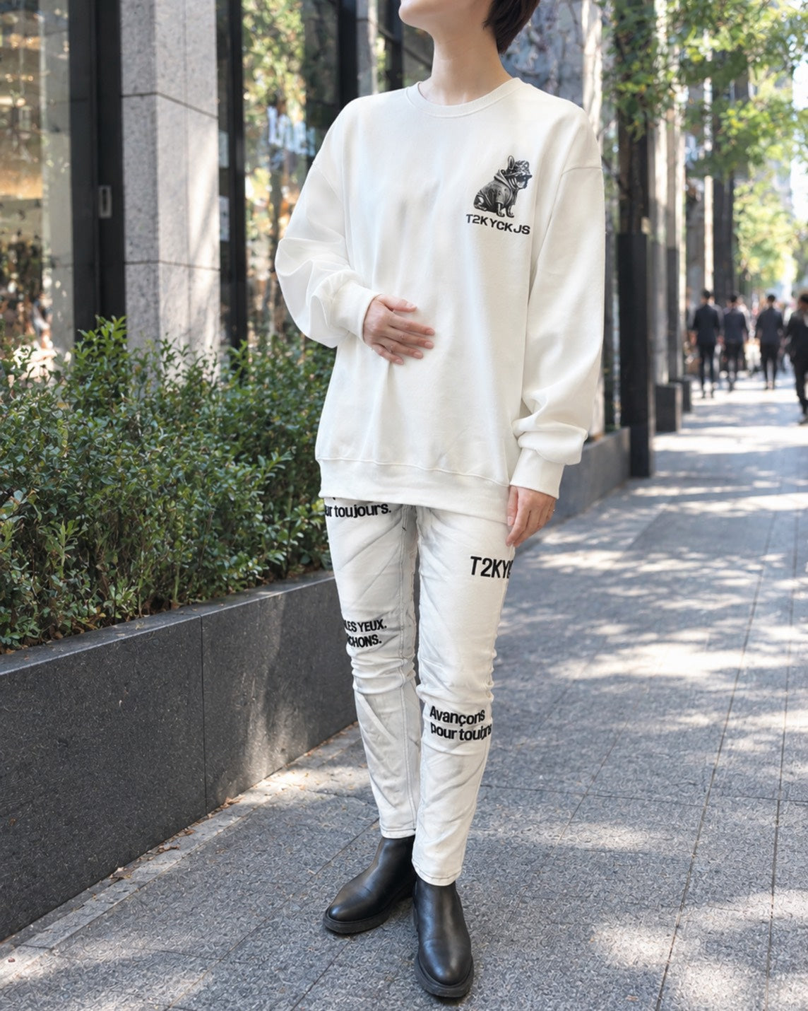 CJDOGプリントスウェット UNISEX