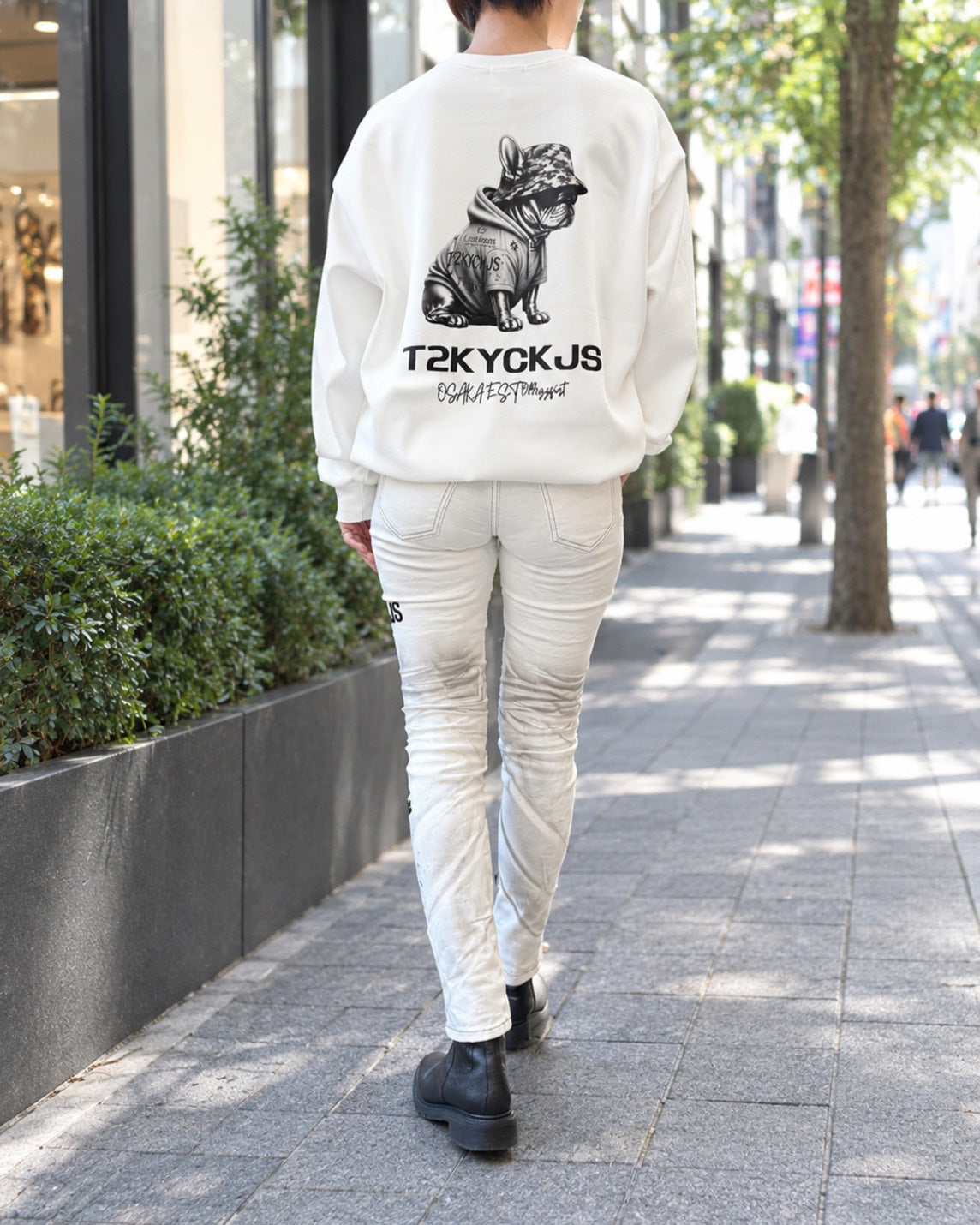 CJDOGプリントスウェット UNISEX