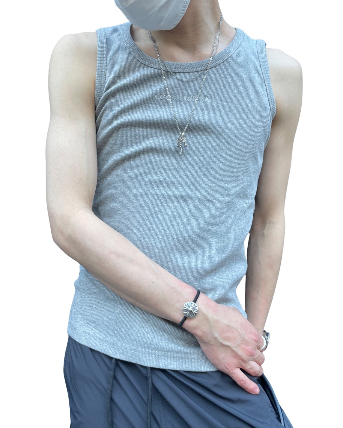 MEN 170cm モクグレー/サイズ1着用