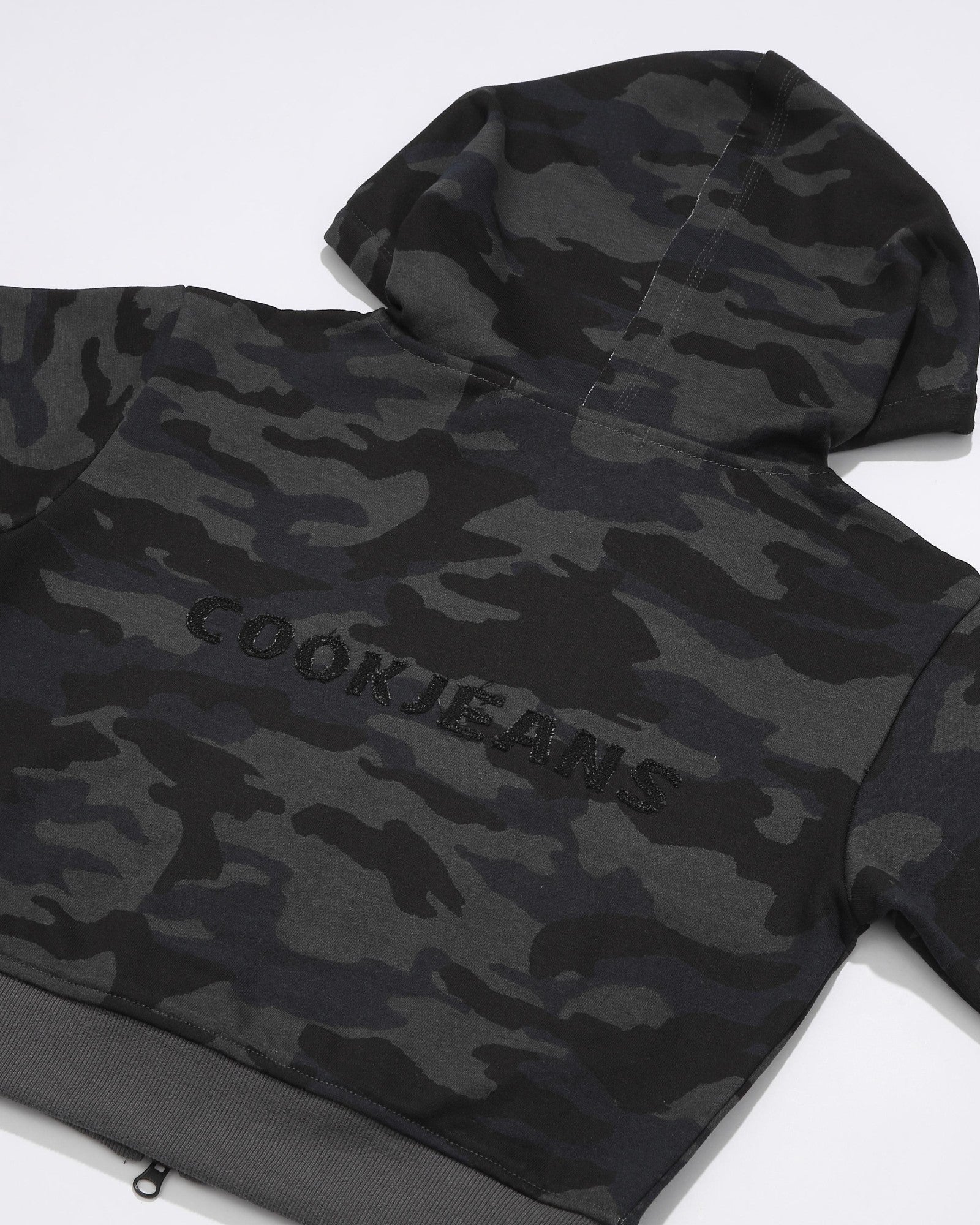 カットオフスウェットジップパーカー WOMEN