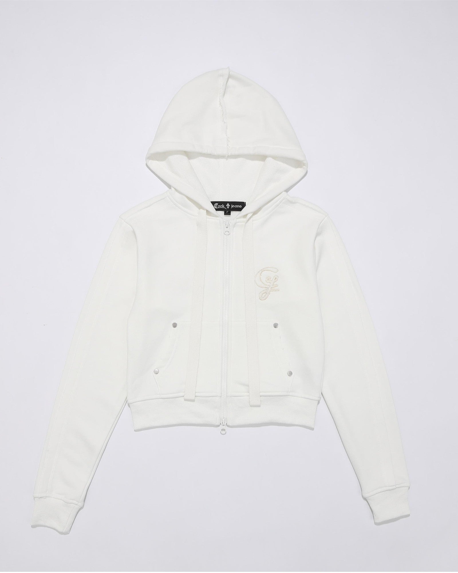 カットオフスウェットジップパーカー WOMEN