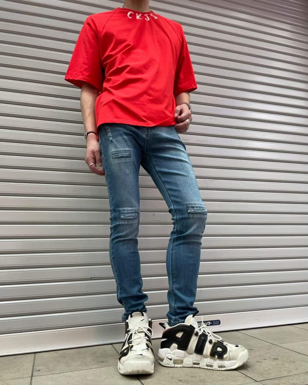 筆書きロゴT UNISEX