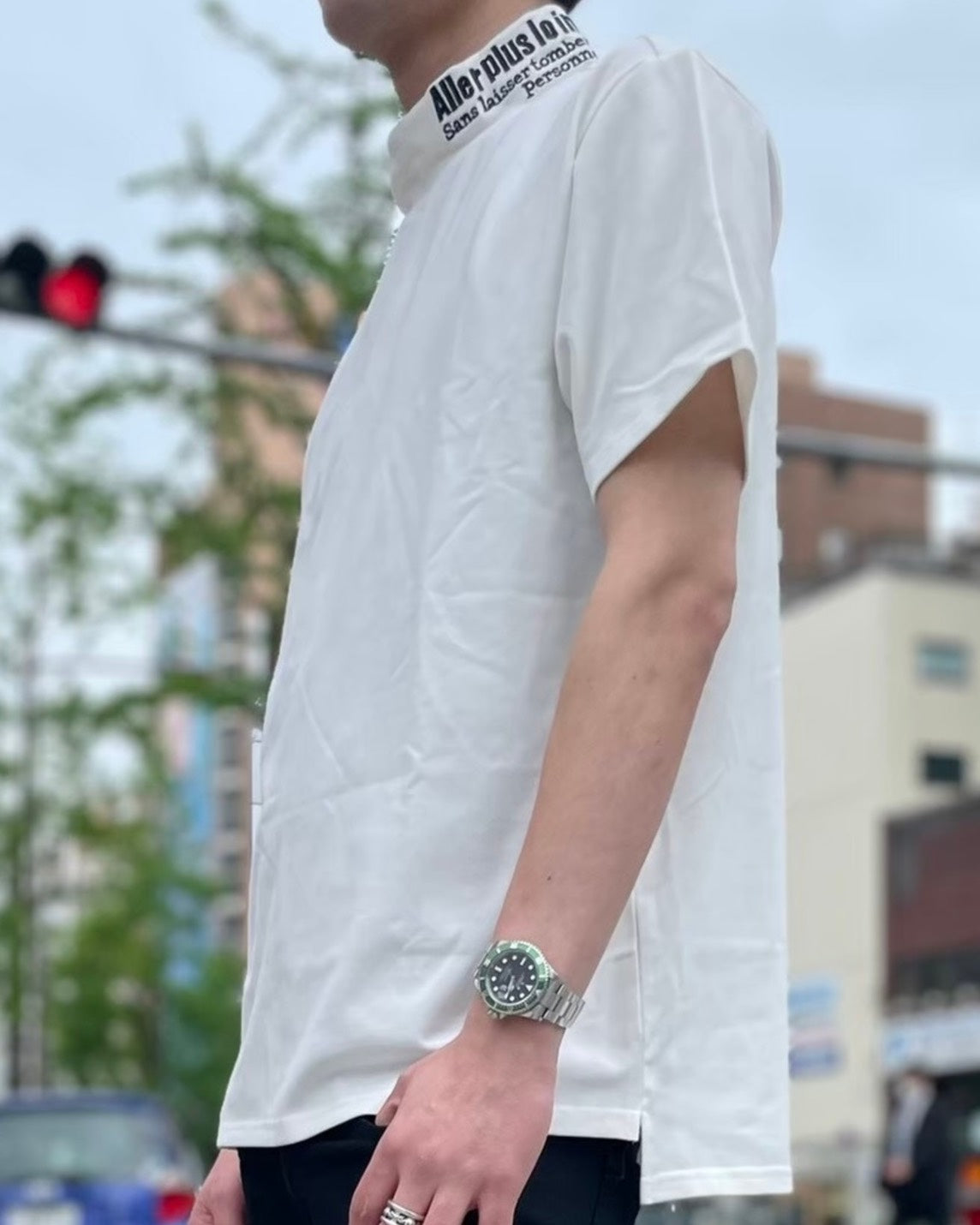 ボトルネックショートT UNISEX
