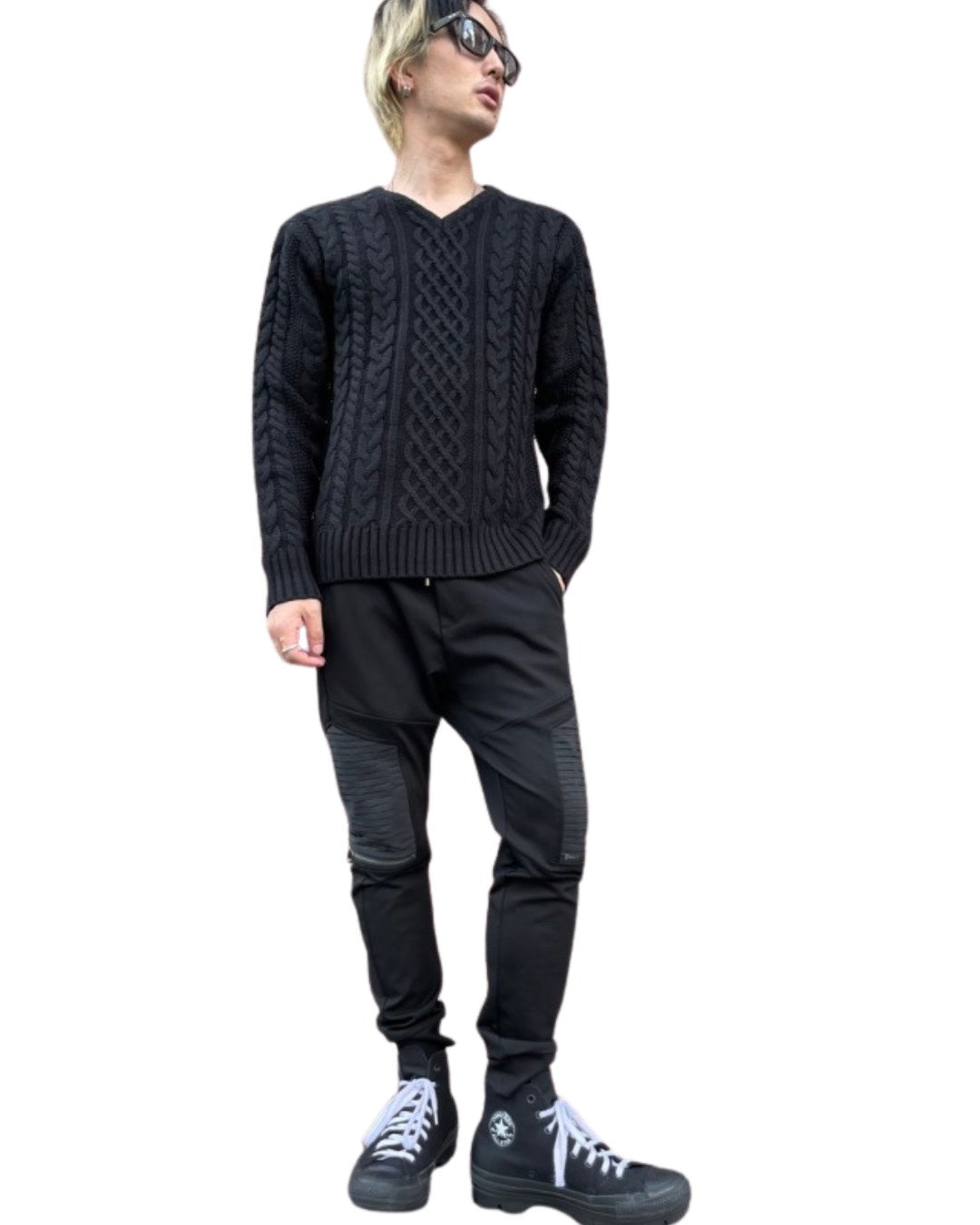 アクリルケーブルVニット UNISEX