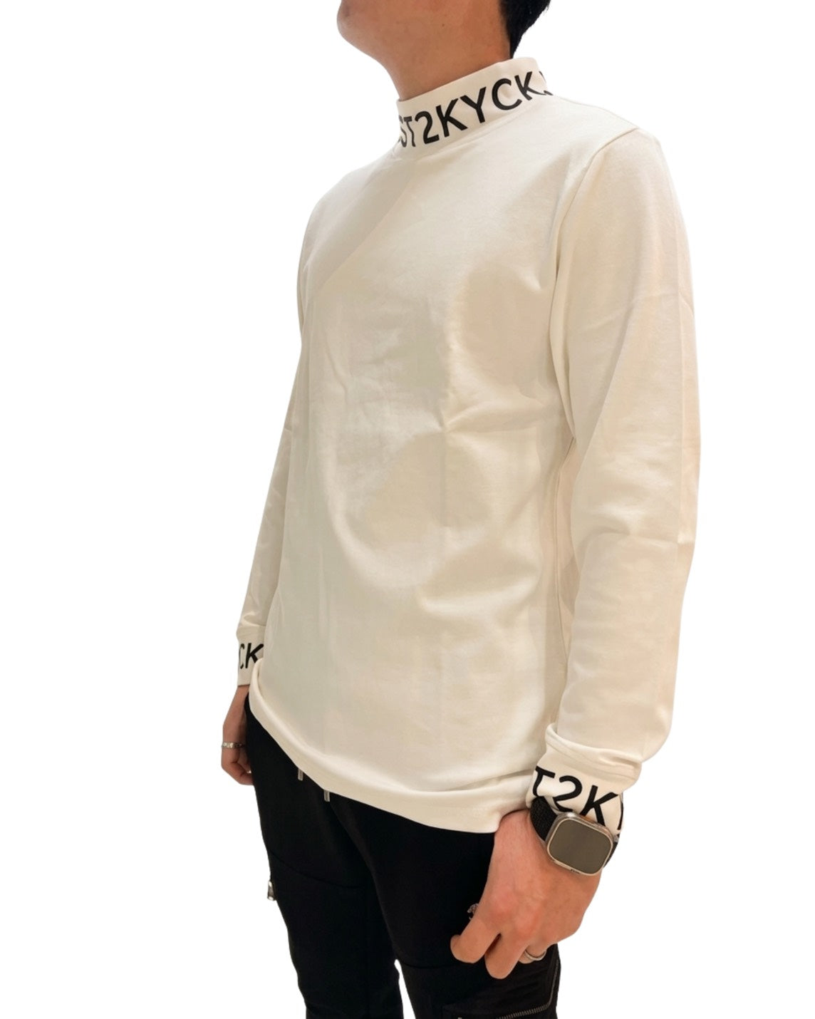 モックネックロンT UNISEX