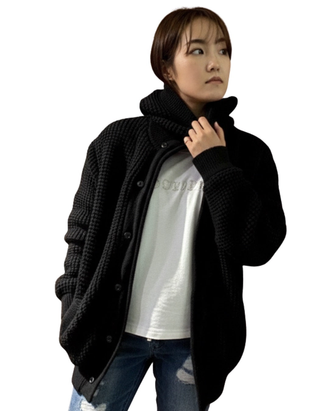 ワッフルニットジャケット UNISEX