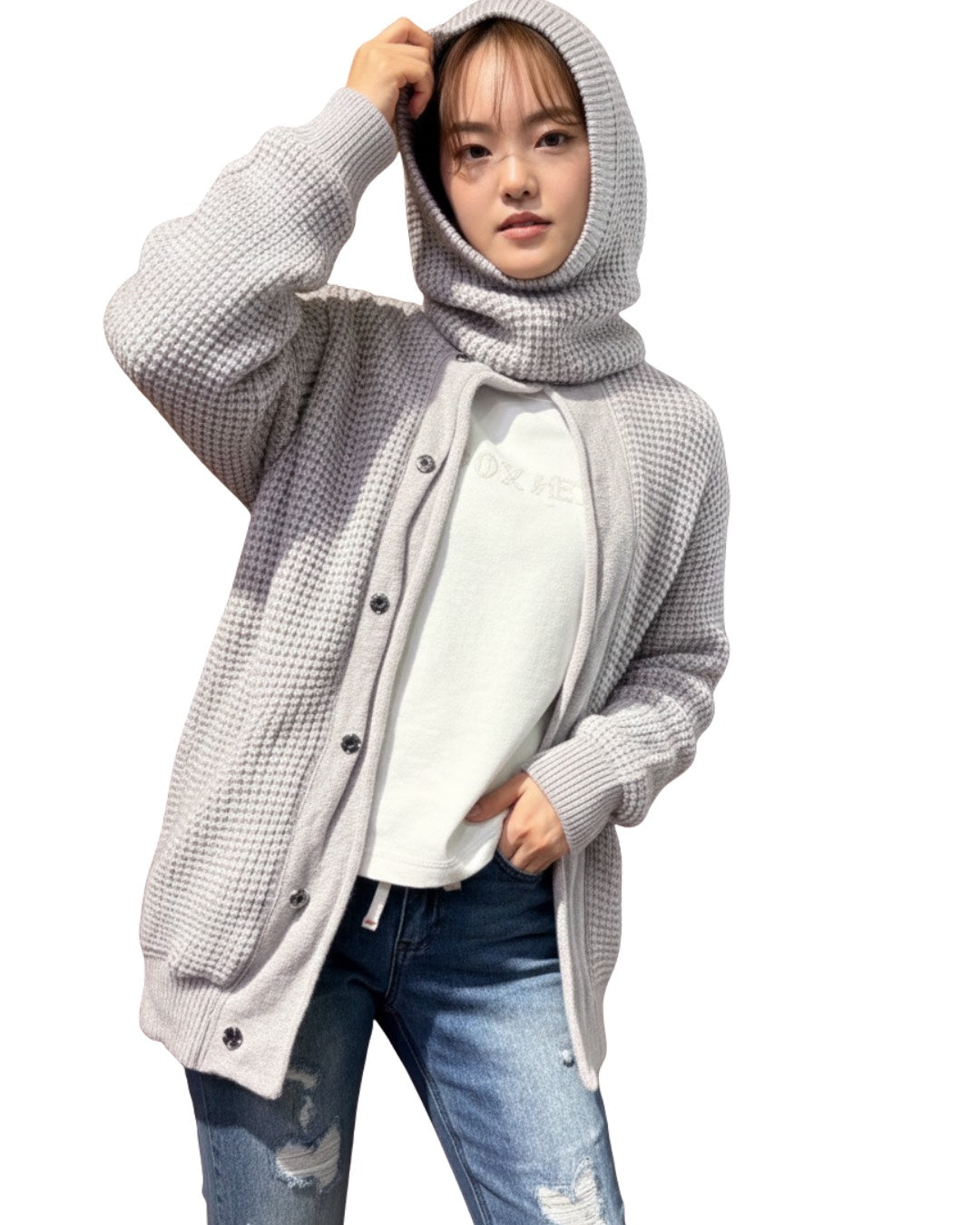 ワッフルニットジャケット UNISEX