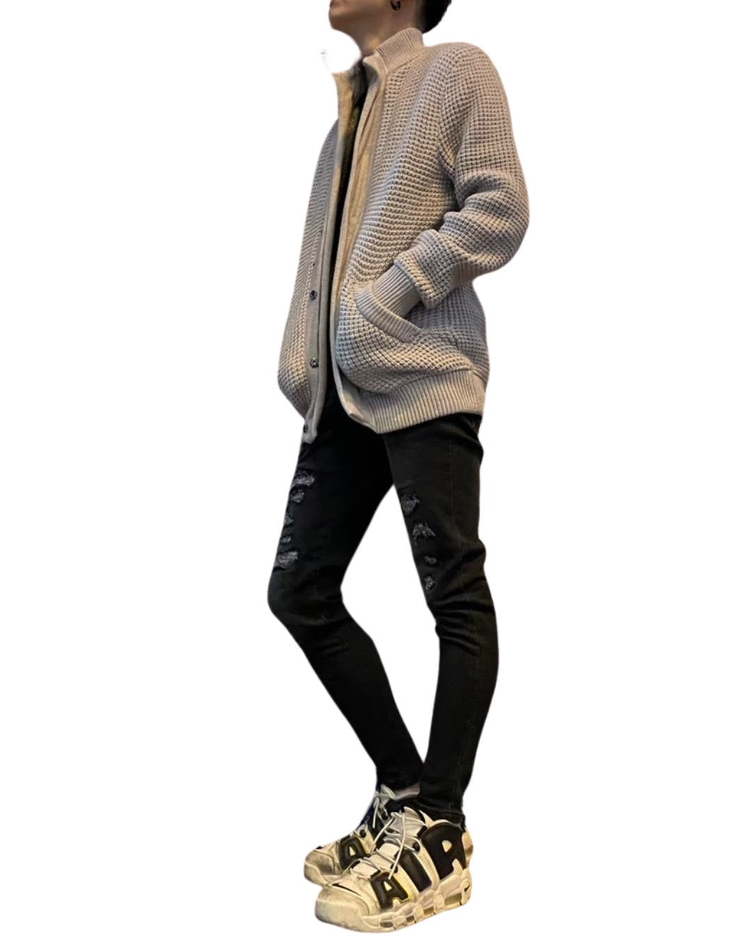 MEN 180cm モクグレー/サイズ2着用