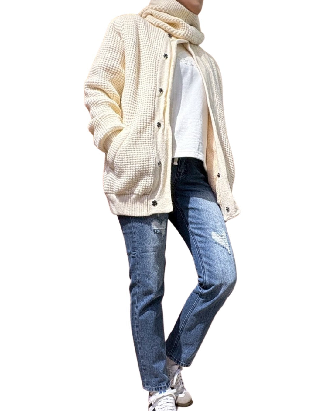 ワッフルニットジャケット UNISEX