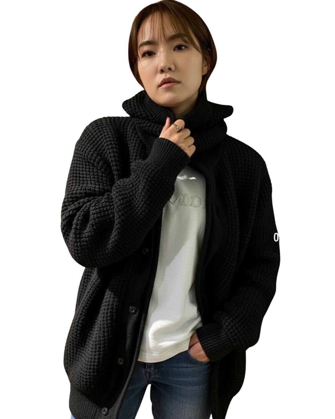 ワッフルニットジャケット UNISEX