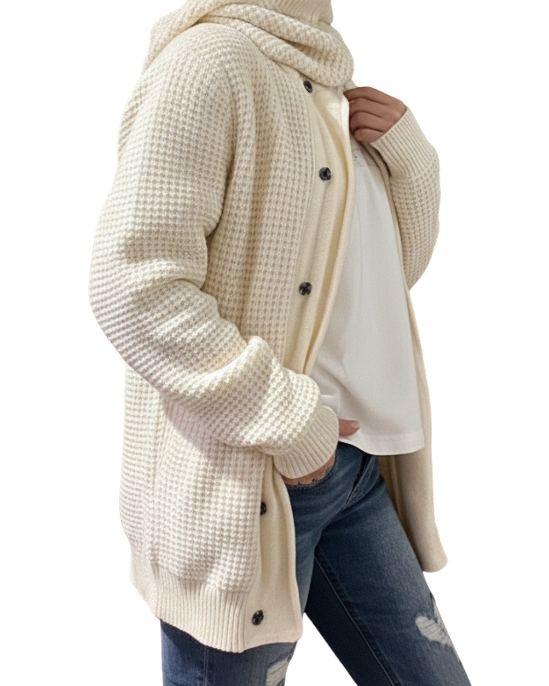 ワッフルニットジャケット UNISEX