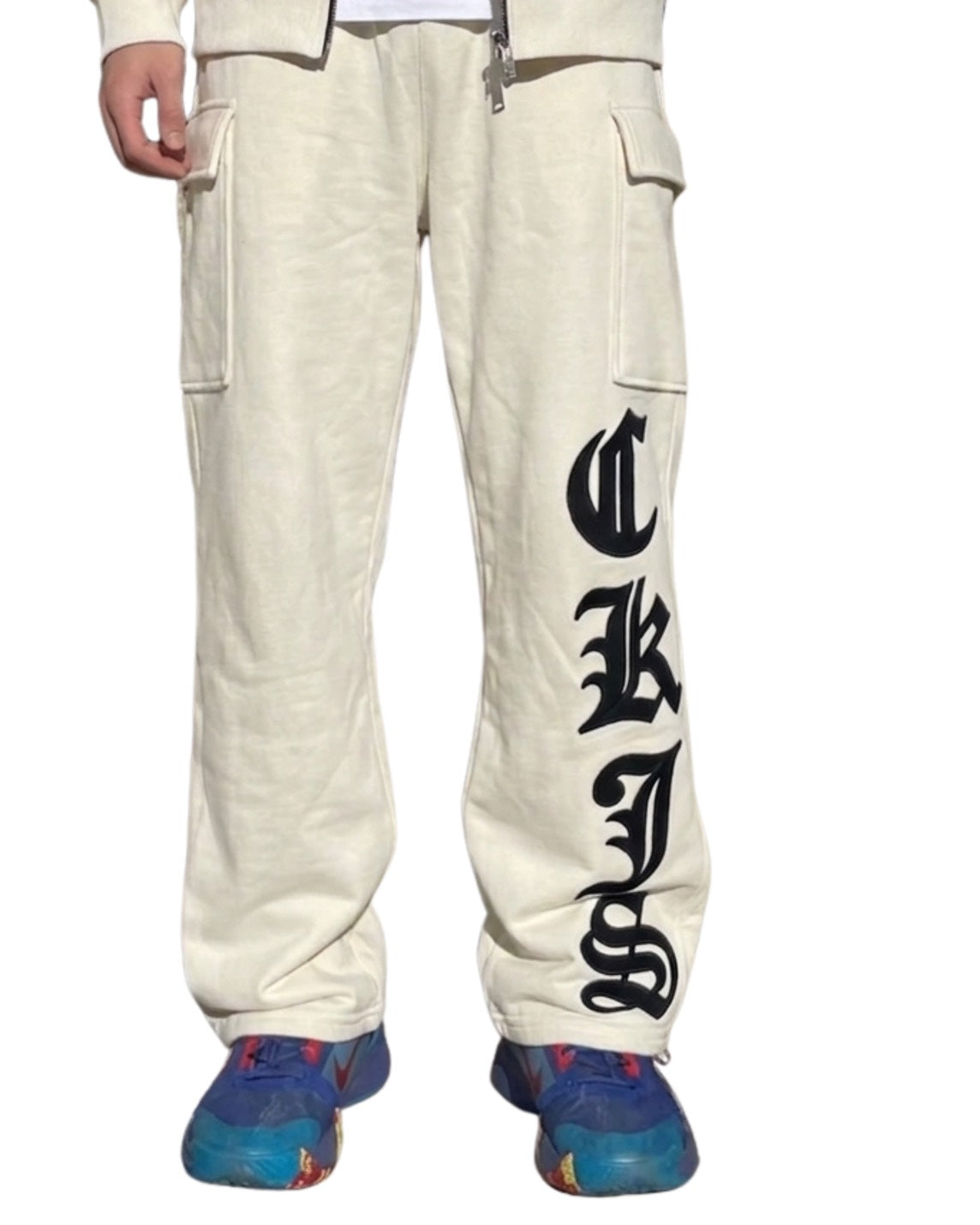 PUワッペンカーゴパンツ UNISEX