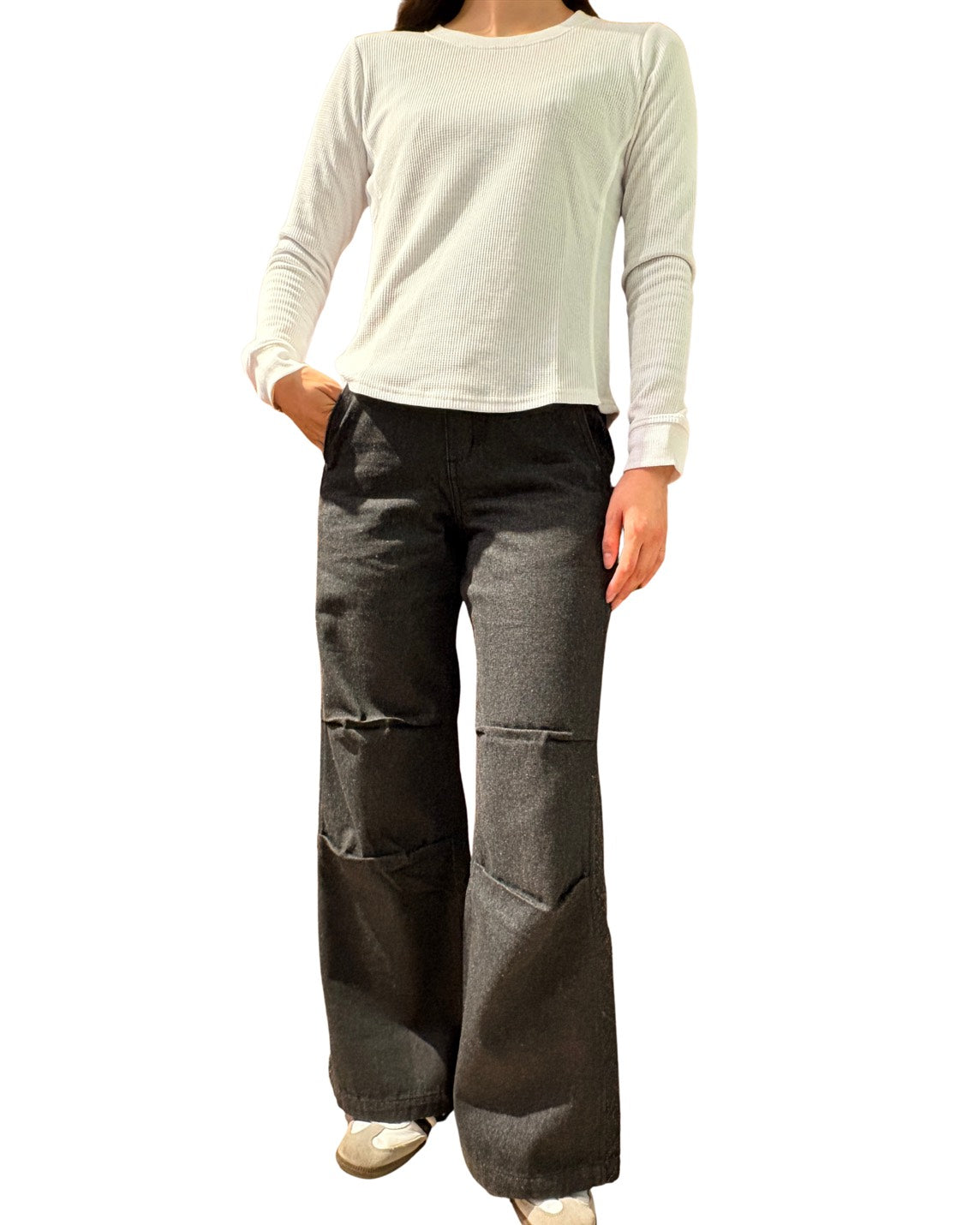 ワッフルクルーロンT WOMEN