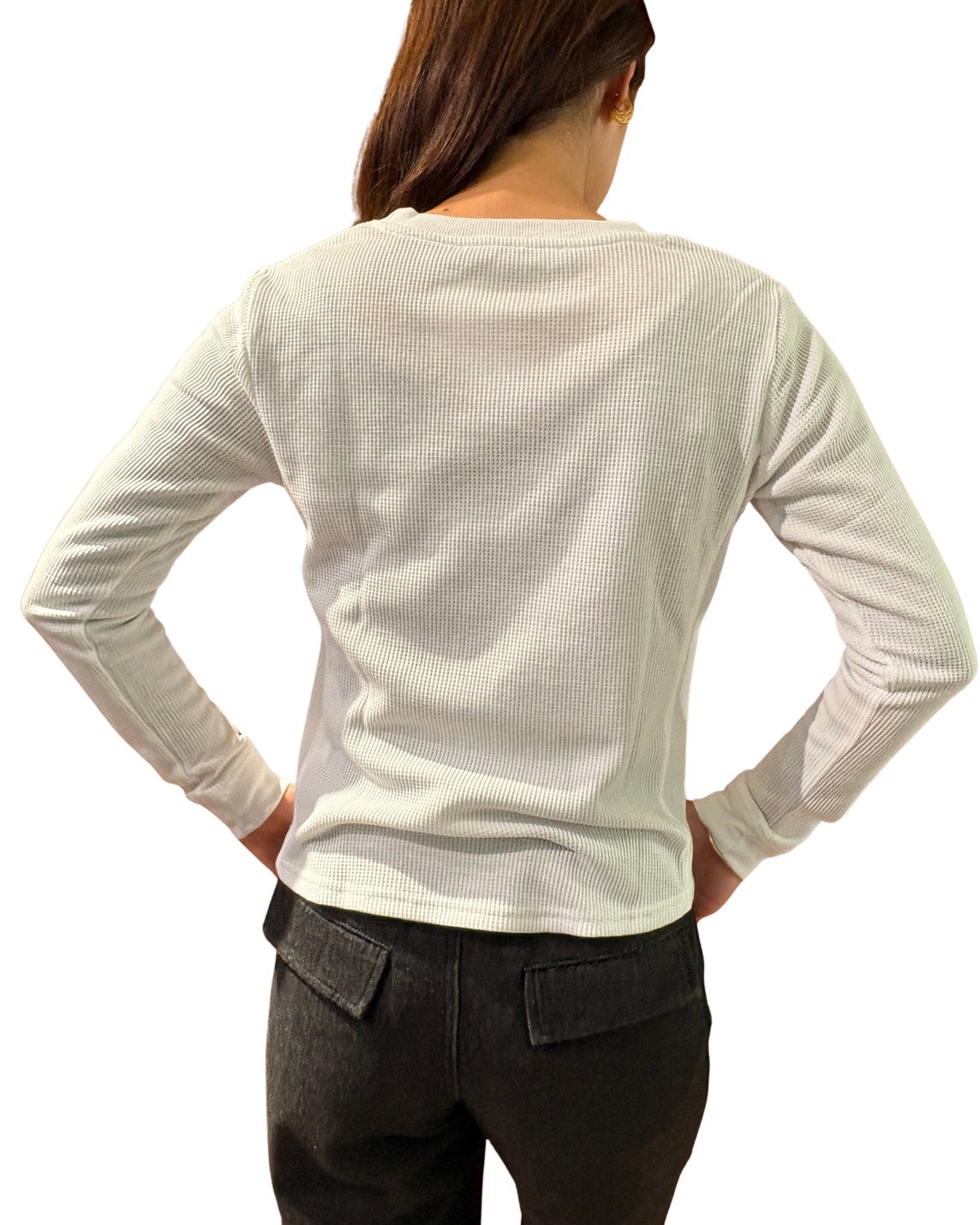 ワッフルクルーロンT WOMEN
