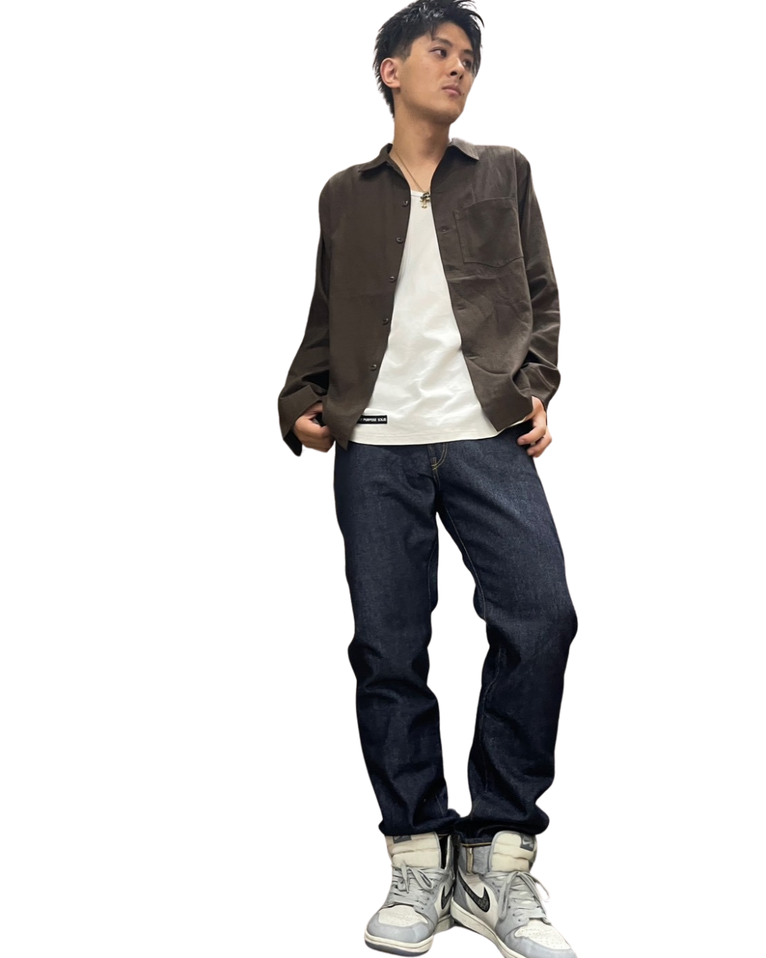 MEN 178cm ブラウン サイズ2着用