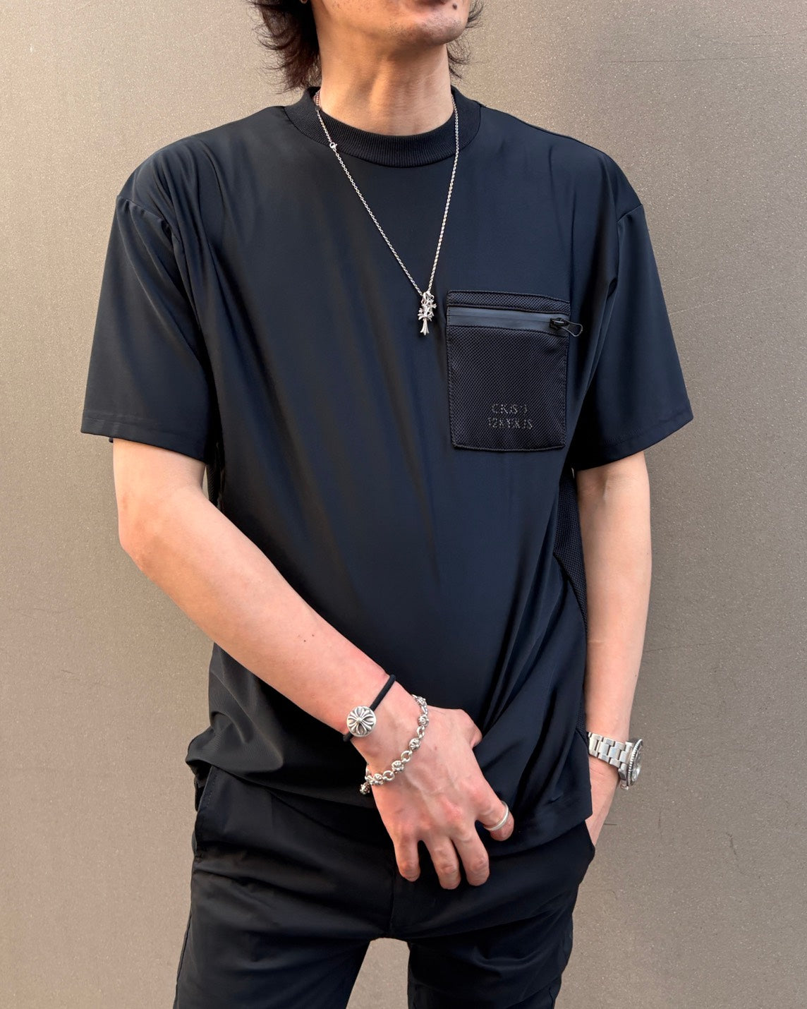 MEN 170cm ブラック/サイズ1着用