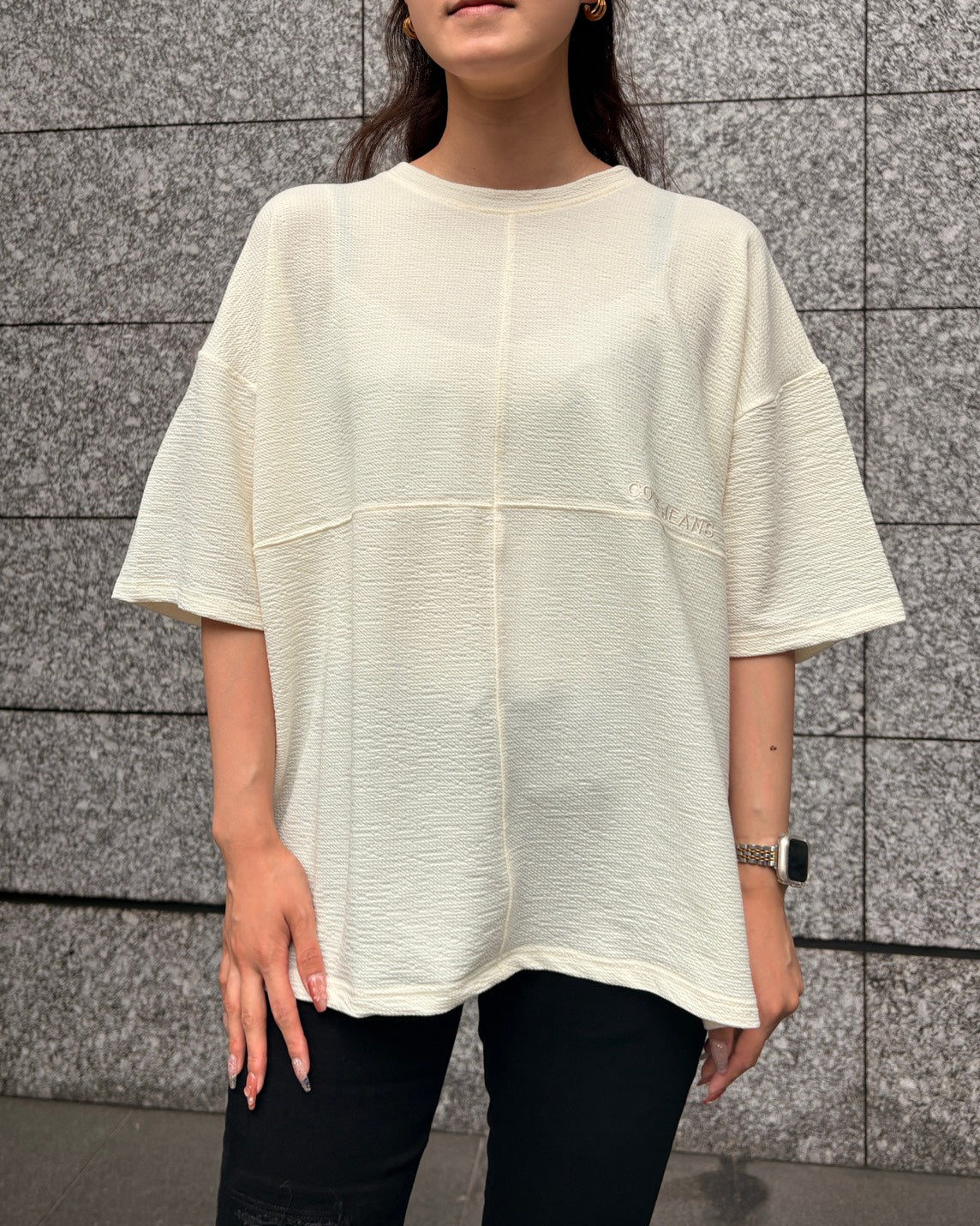 WOMEN 165cm クリーム/Fサイズ着用