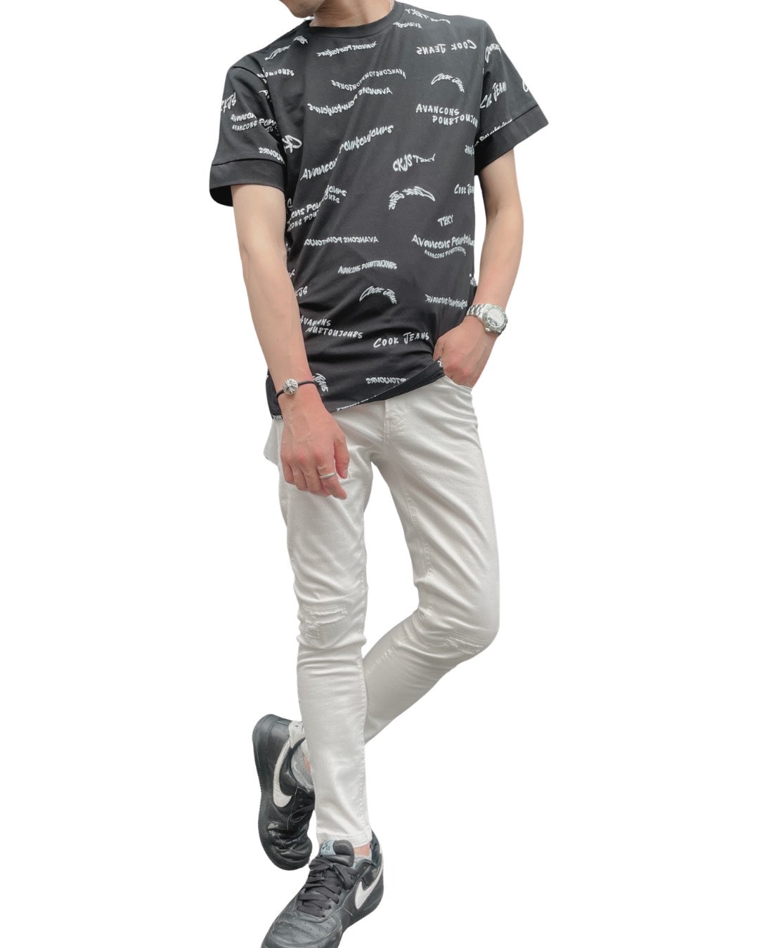 CJロゴPTロゴクルー UNISEX