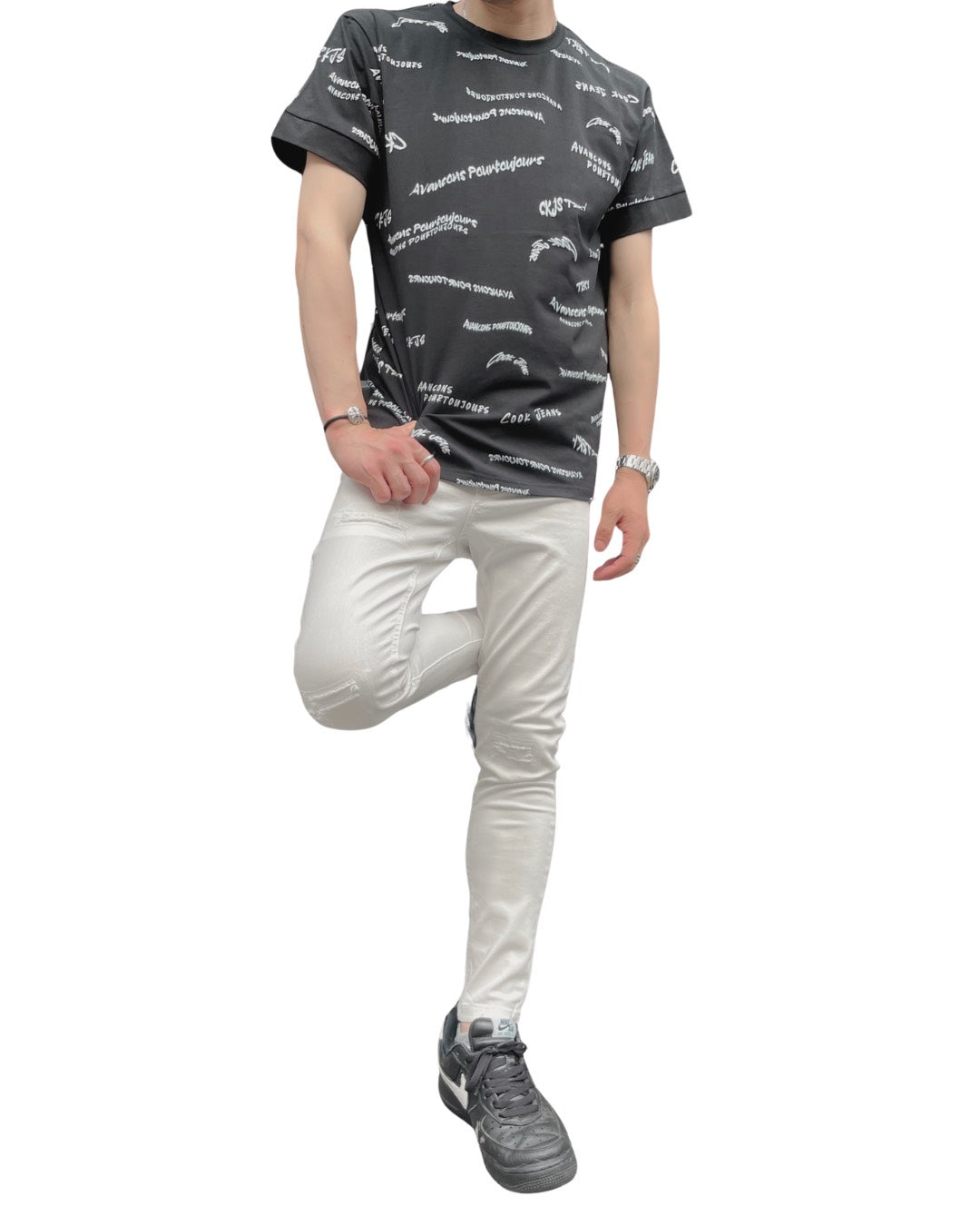 CJロゴPTロゴクルー UNISEX