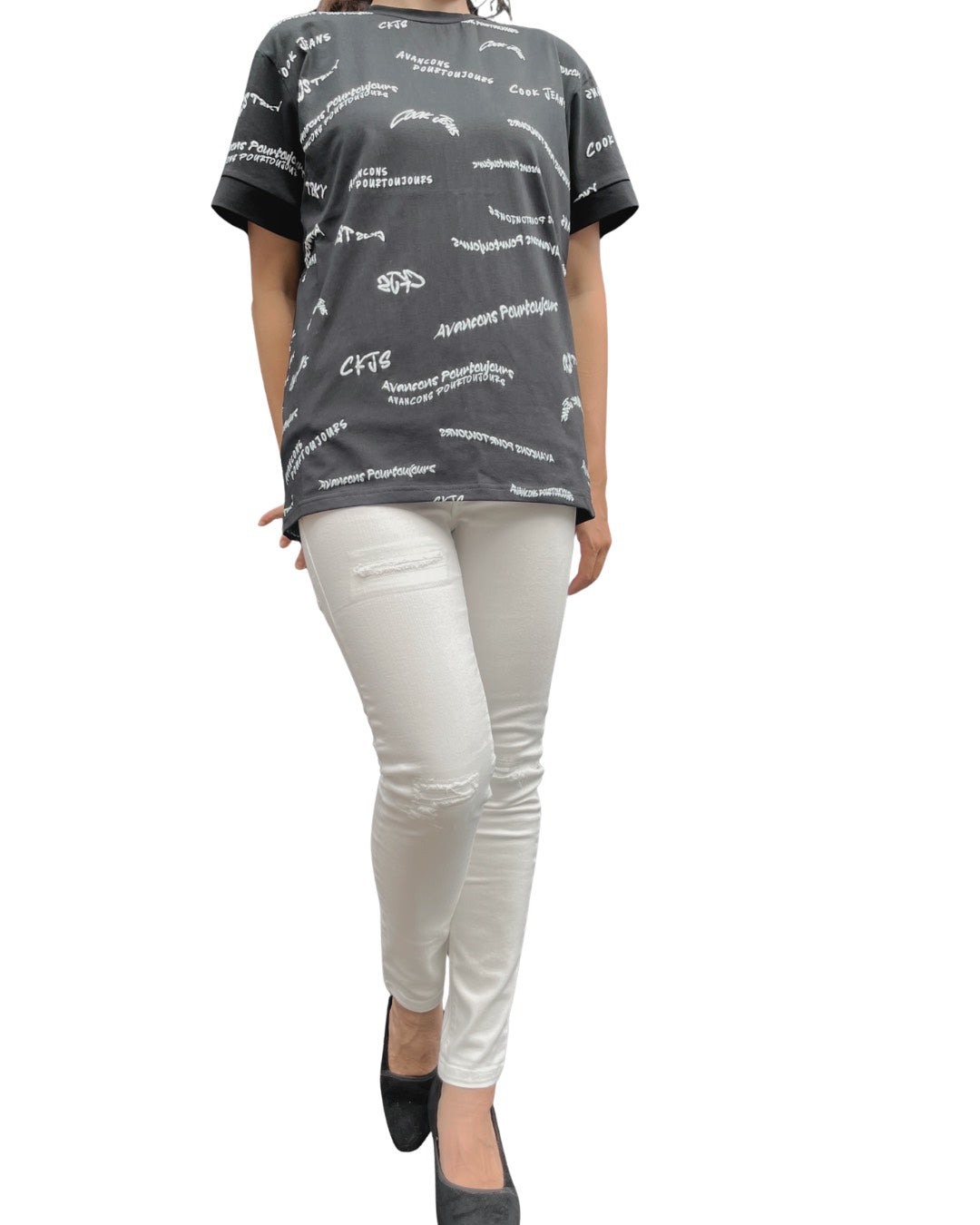 CJロゴPTロゴクルー UNISEX