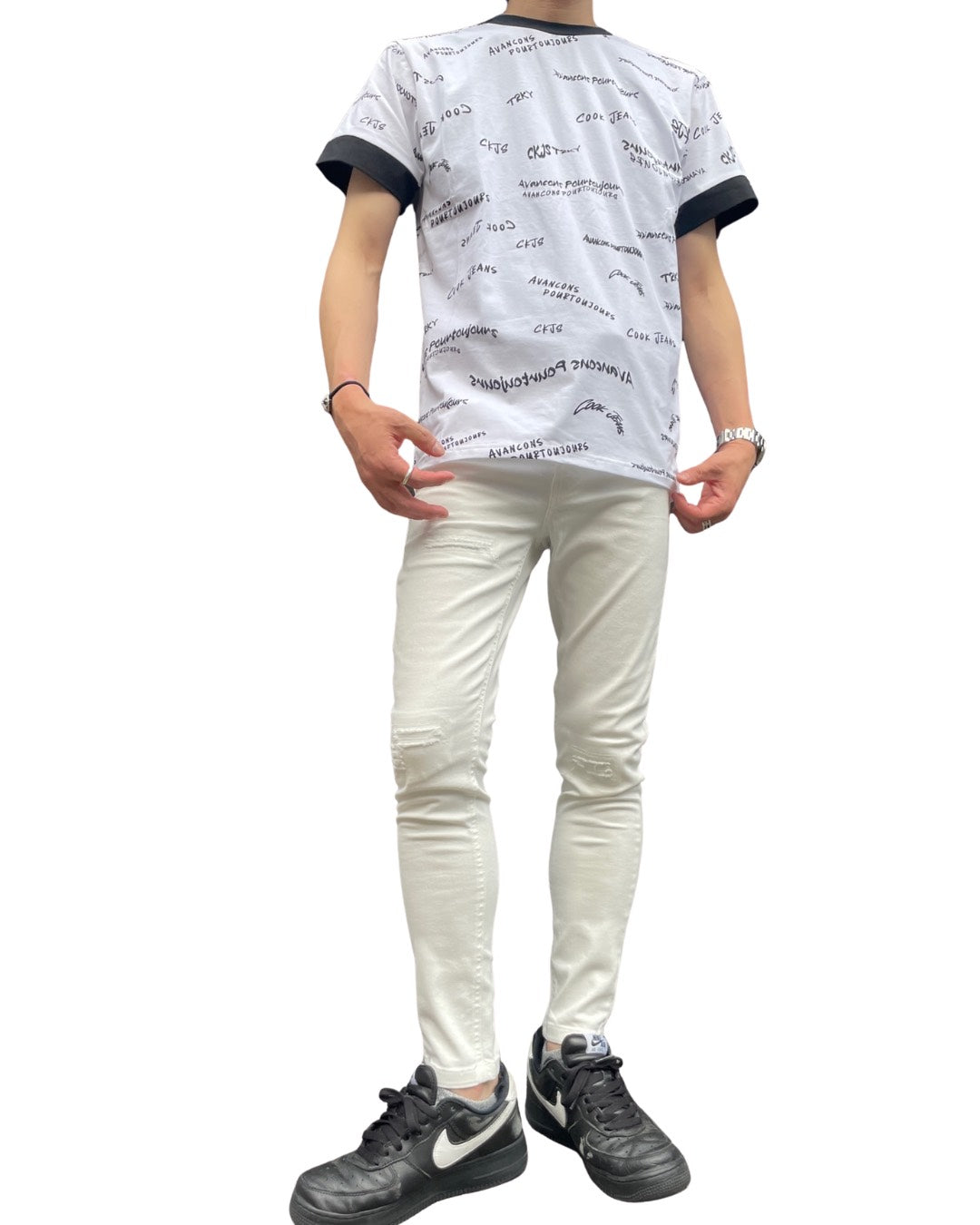 CJロゴPTロゴクルー UNISEX