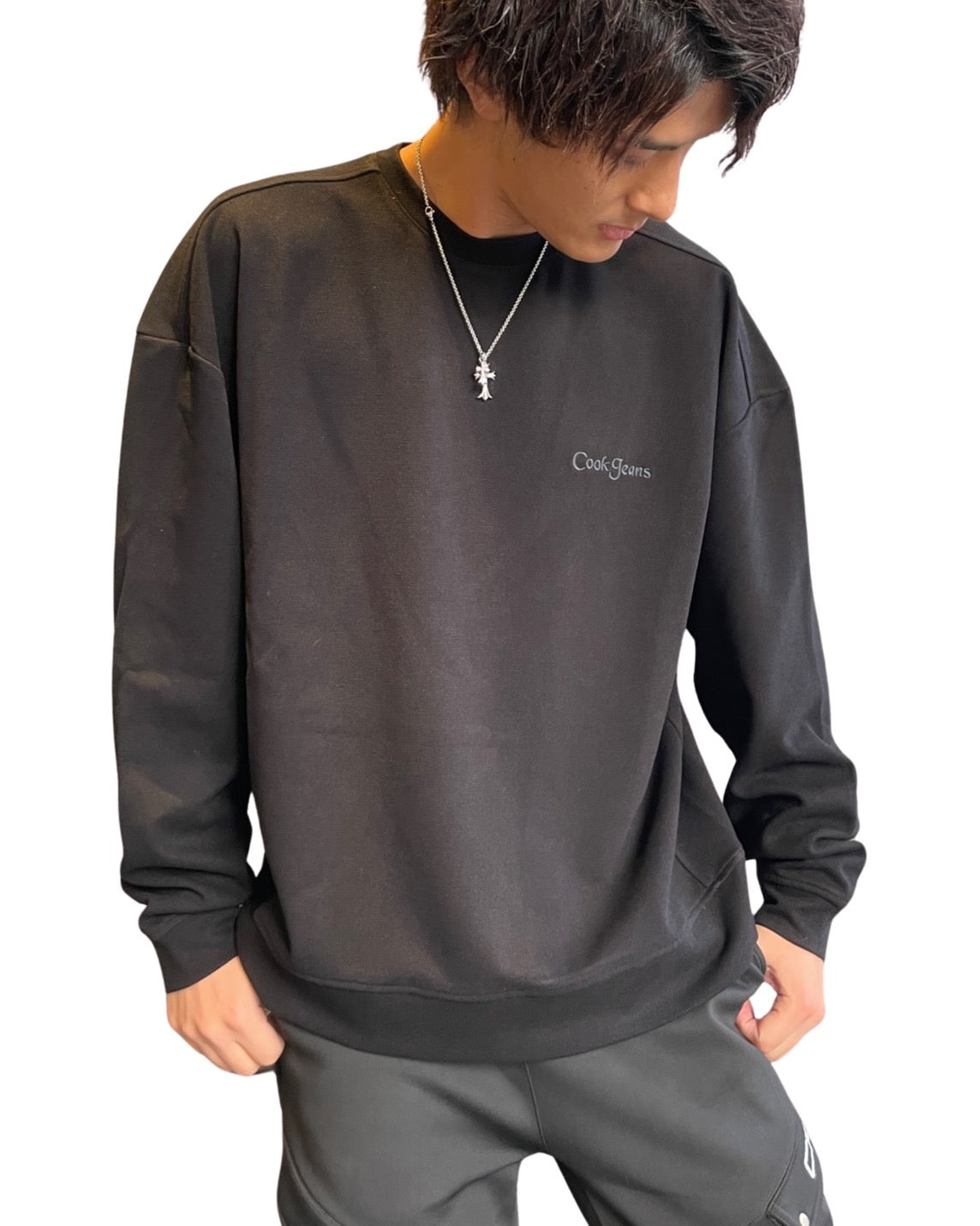 COOKJEANS刺繍クルー UNISEX