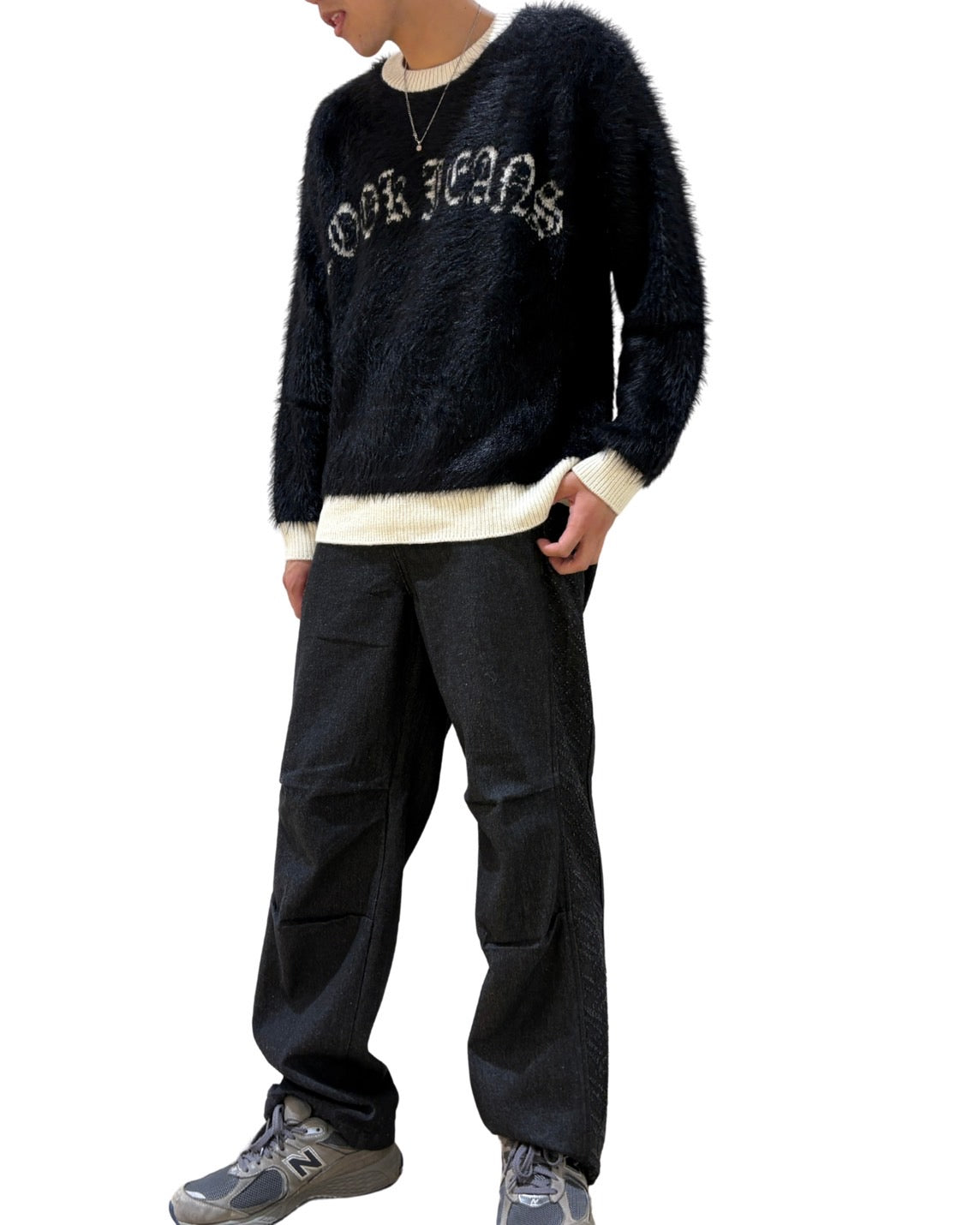 シャギーCJロゴニット MEN