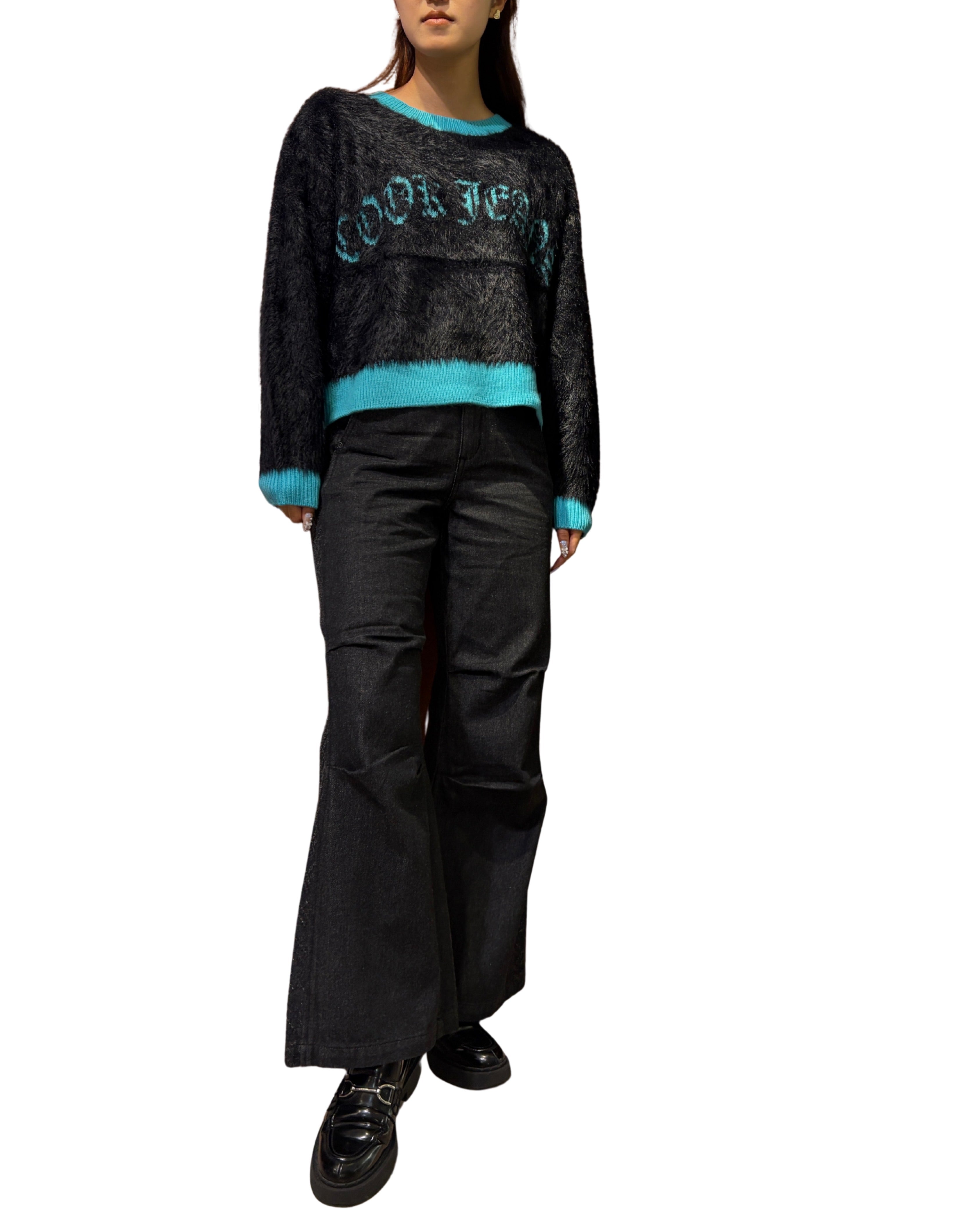 シャギーCJロゴニット WOMEN