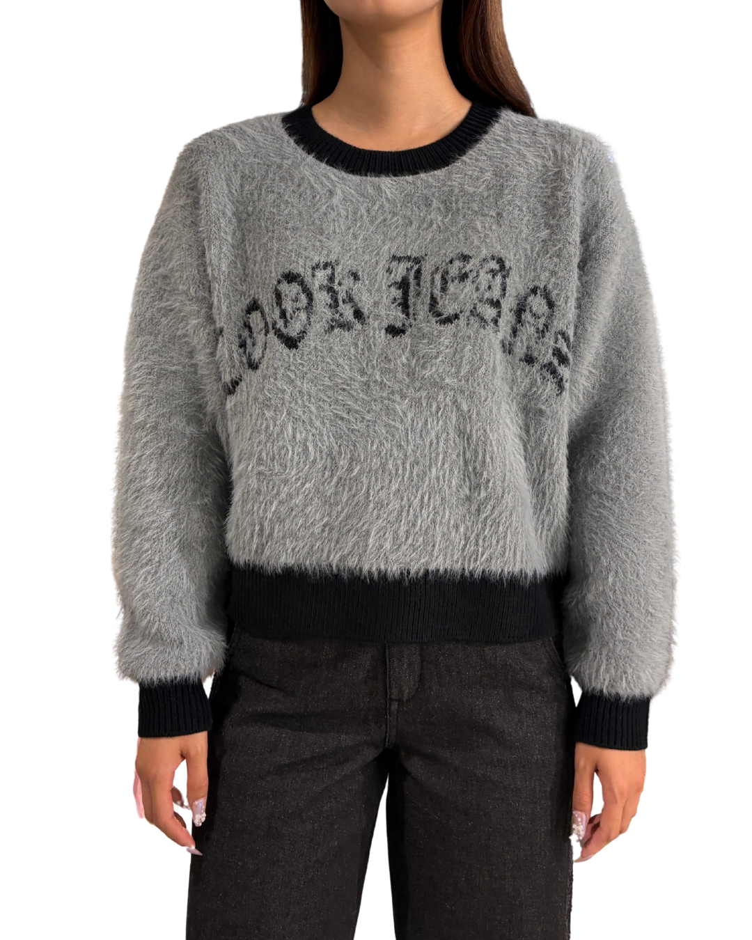 WOMEN 165cm グレー×ブラック サイズF着用