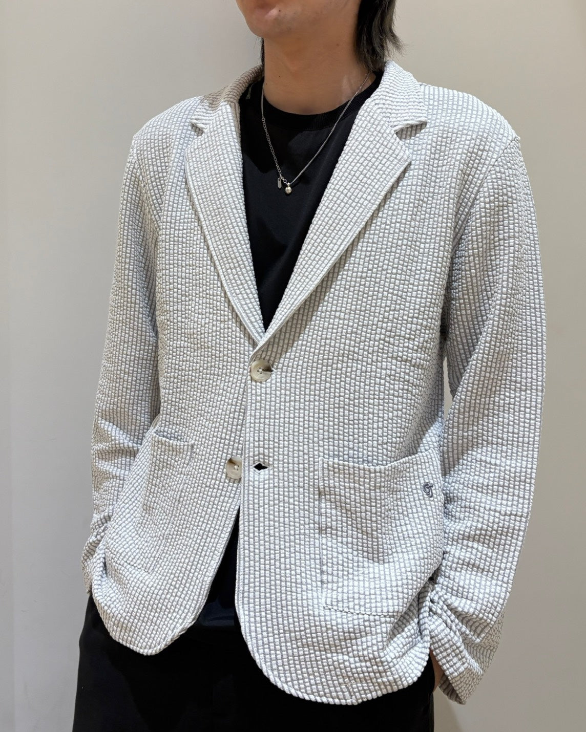 MEN 175cm オフ×グレー/サイズ2着用