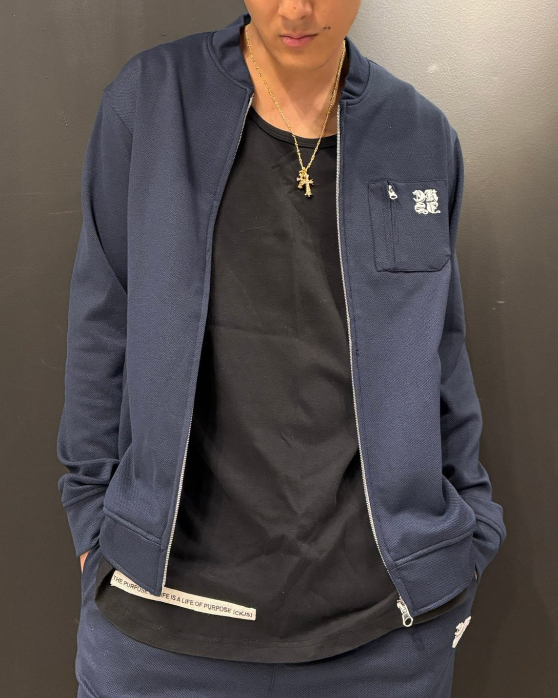 MEN 178cm ネイビー/サイズ2着用