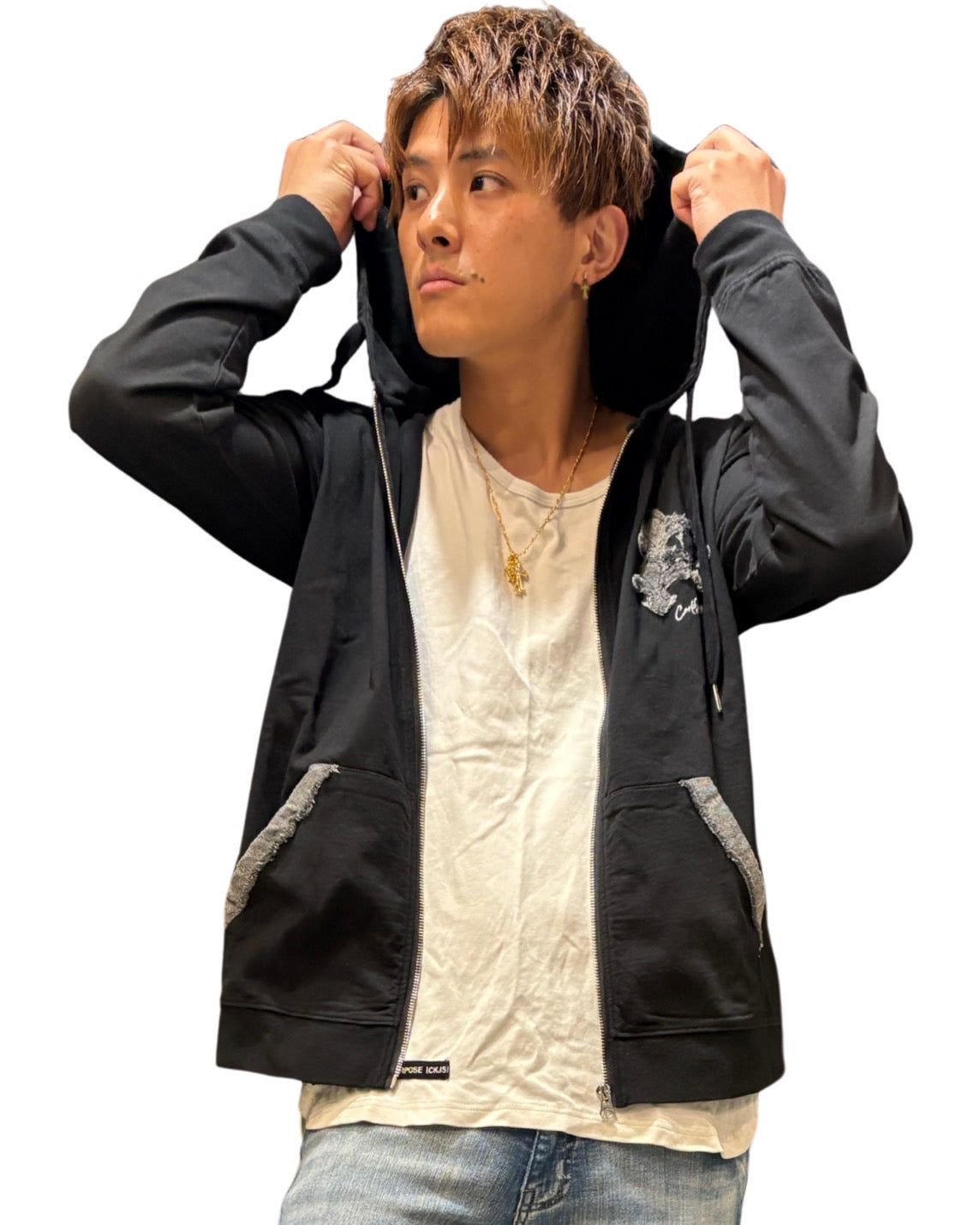 ダガーZIPパーカー UNISEX