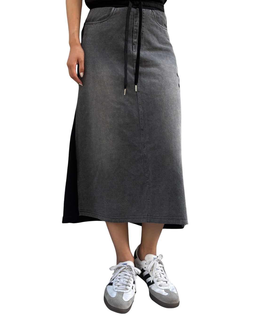 WOMEN 165cm グレー/ブラック サイズ1着用