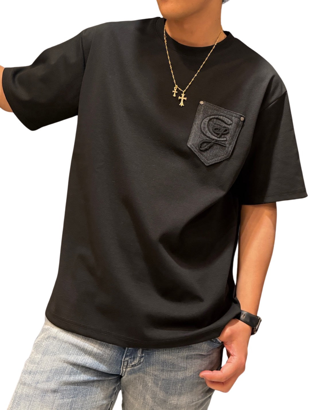 CJデニムポケットT MEN