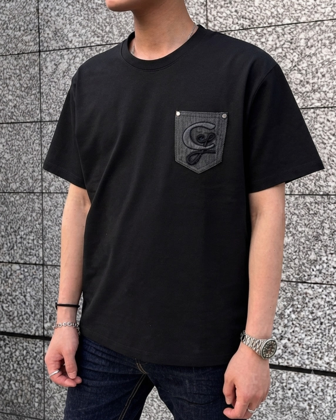 MEN 170cm ブラック/サイズ1着用