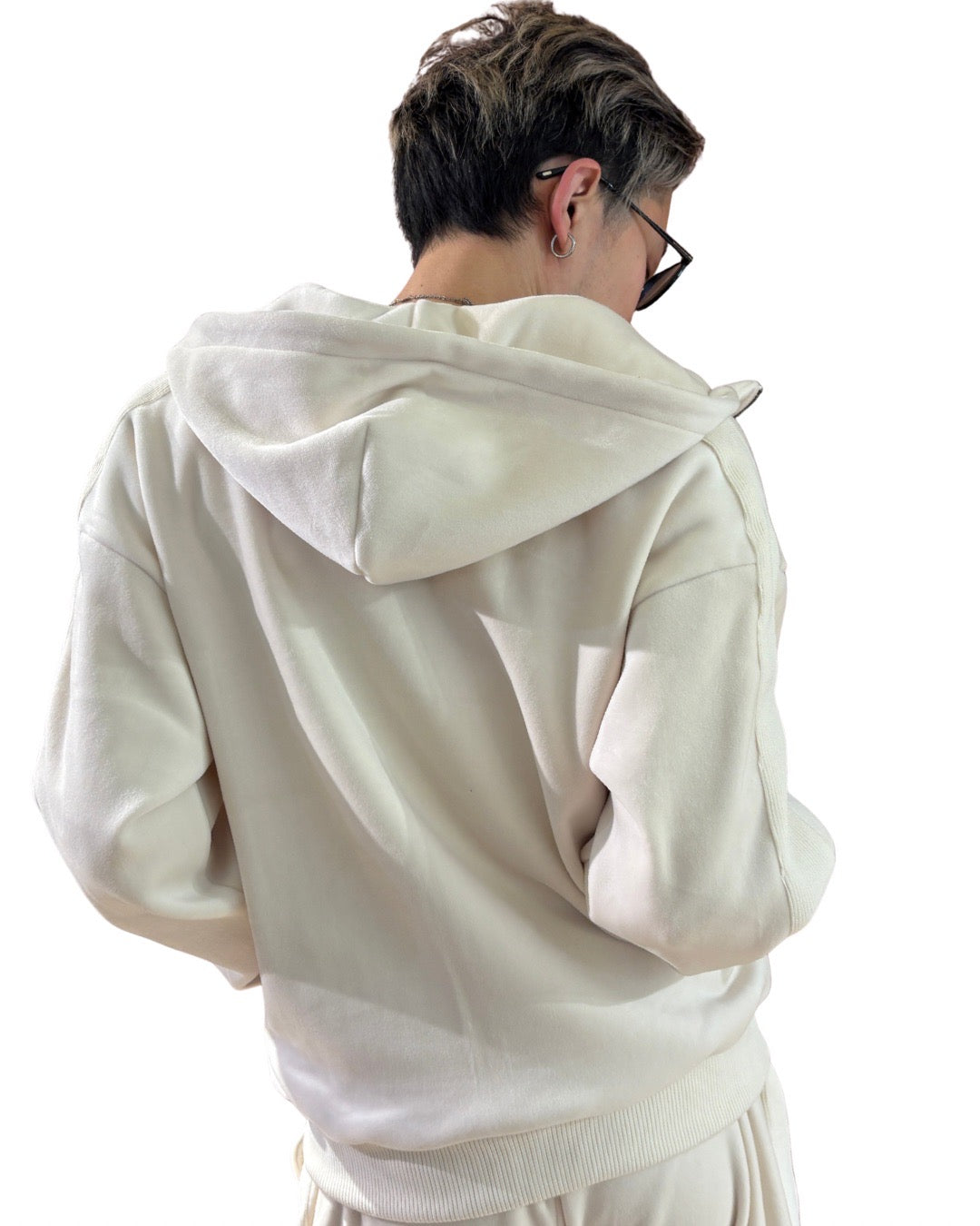 両面マイクロスウェードジップジャケット UNISEX