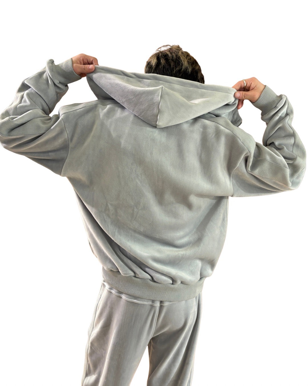 両面マイクロスウェードジップジャケット UNISEX