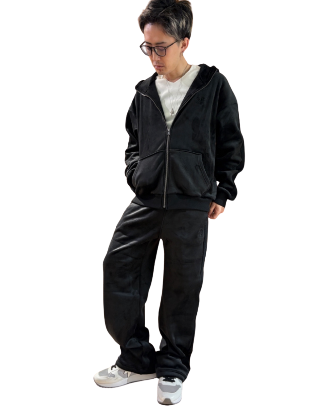 両面マイクロスウェードジップジャケット UNISEX