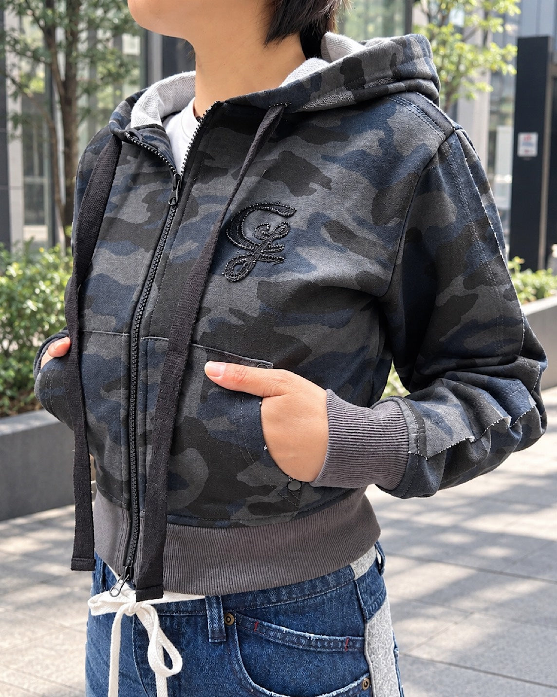 WOMEN 160cm カモフラ/サイズF着用