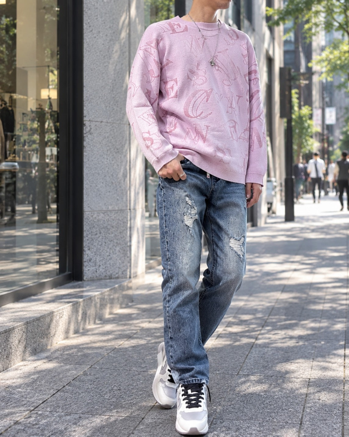 MEN 171cm ピンク/サイズ1着用