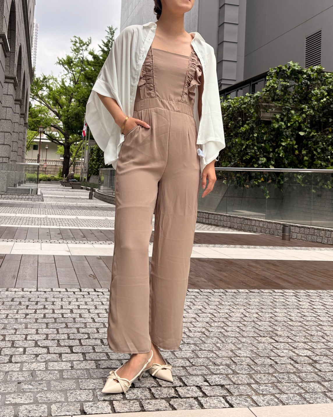 WOMEN 165cm モカ/サイズF着用