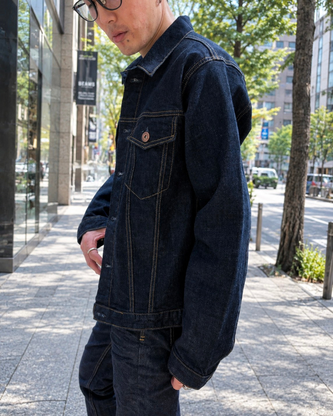 ワンウォッシュデニムジャケット UNISEX
