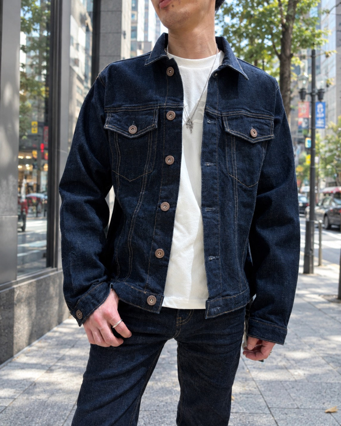 ワンウォッシュデニムジャケット UNISEX