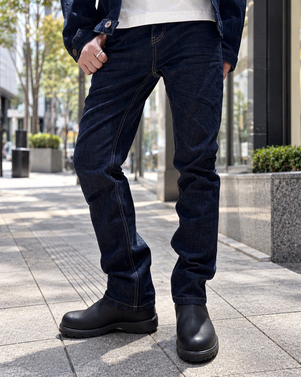 MEN 171cm ワンウォッシュ/サイズ28着用