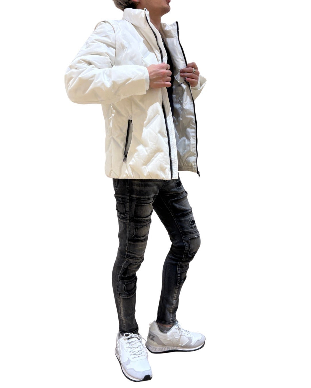 袖脱着ダウンジャケット UNISEX