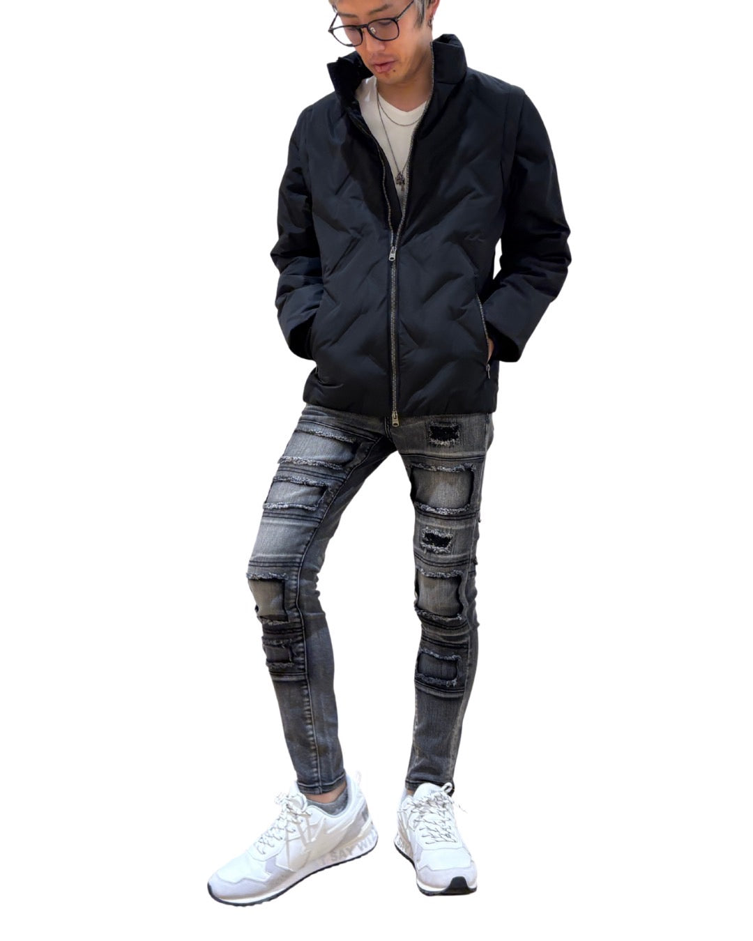 袖脱着ダウンジャケット UNISEX