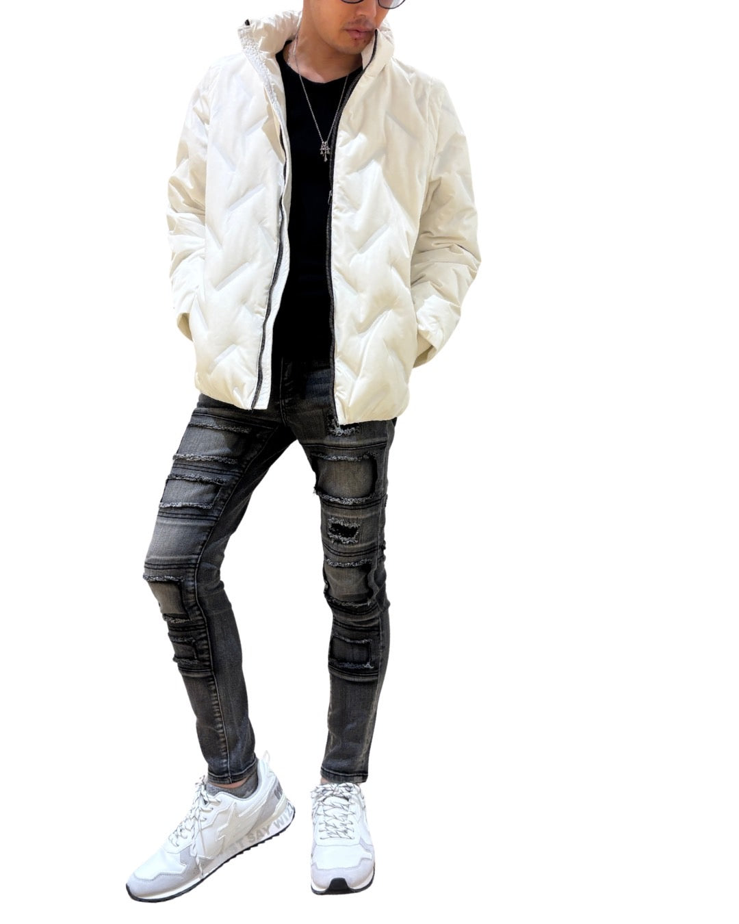 袖脱着ダウンジャケット UNISEX